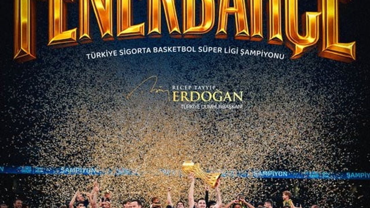 Cumhurbaşkanı Erdoğan'dan Fenerbahçe Beko'ya tebrik mesajı