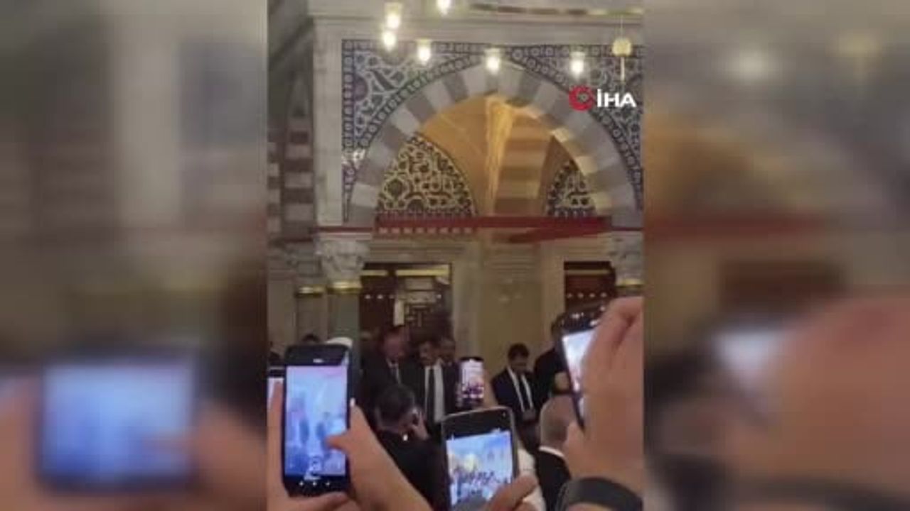 Cumhurbaşkanı Erdoğan, Edirne Selimiye Camii'nde
