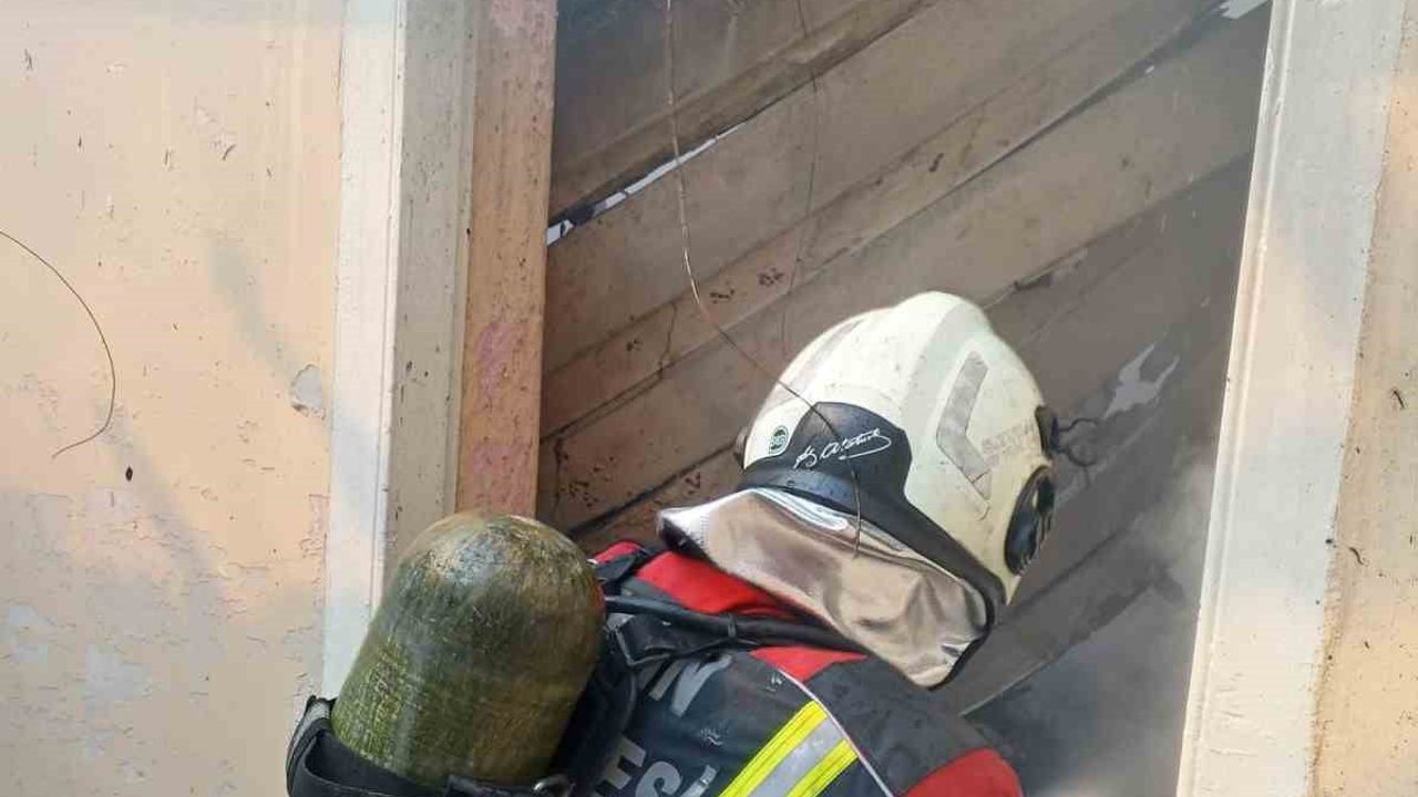 Dalama'da ev yangını söndürüldü