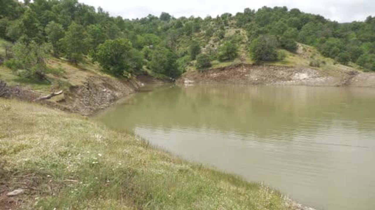 Damatlı'da tarımsal sulama göleti onarılarak kullanıma açıldı