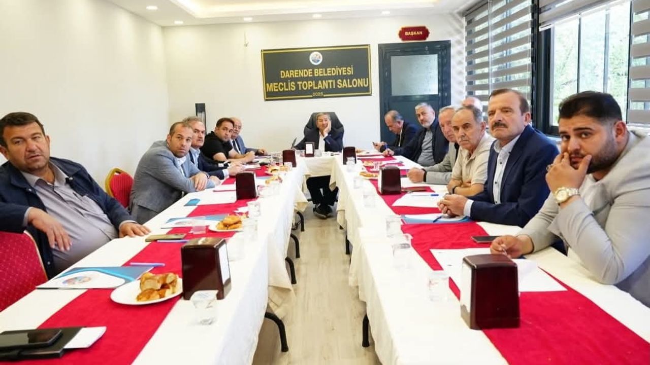 Darende Belediye Meclisi Haziran Toplantısı Alican Bozkurt Başkanlığında Yapıldı