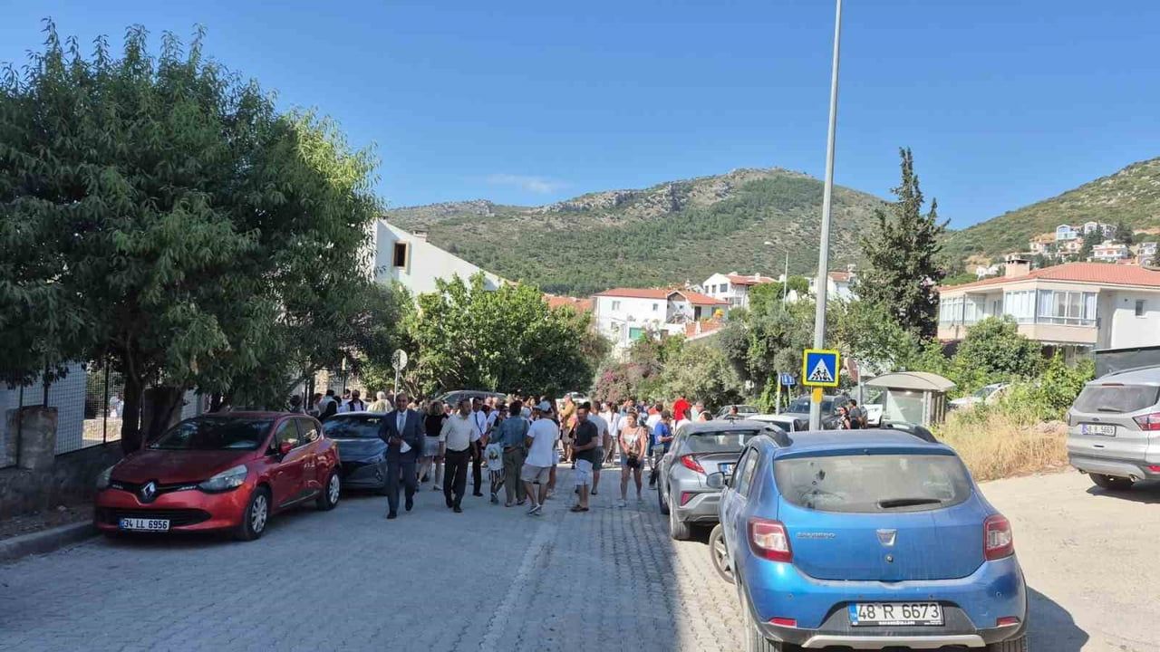 Datça'da LGS maratonunda manzara değişmedi