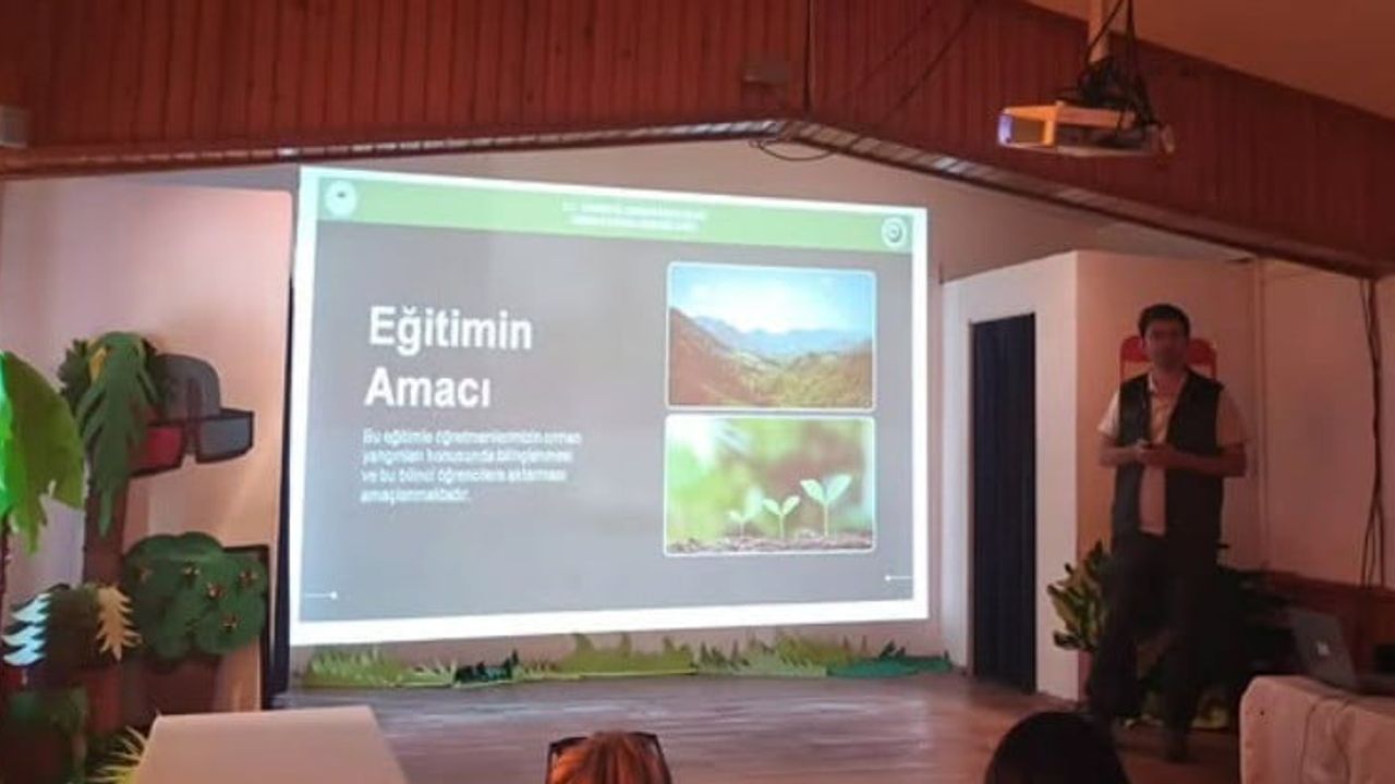 Datça’da öğretmenlere orman yangını farkındalık eğitimi
