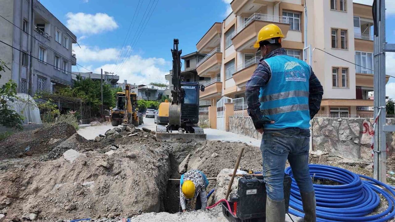 Defne’de içme suyu altyapısı güçlendiriliyor