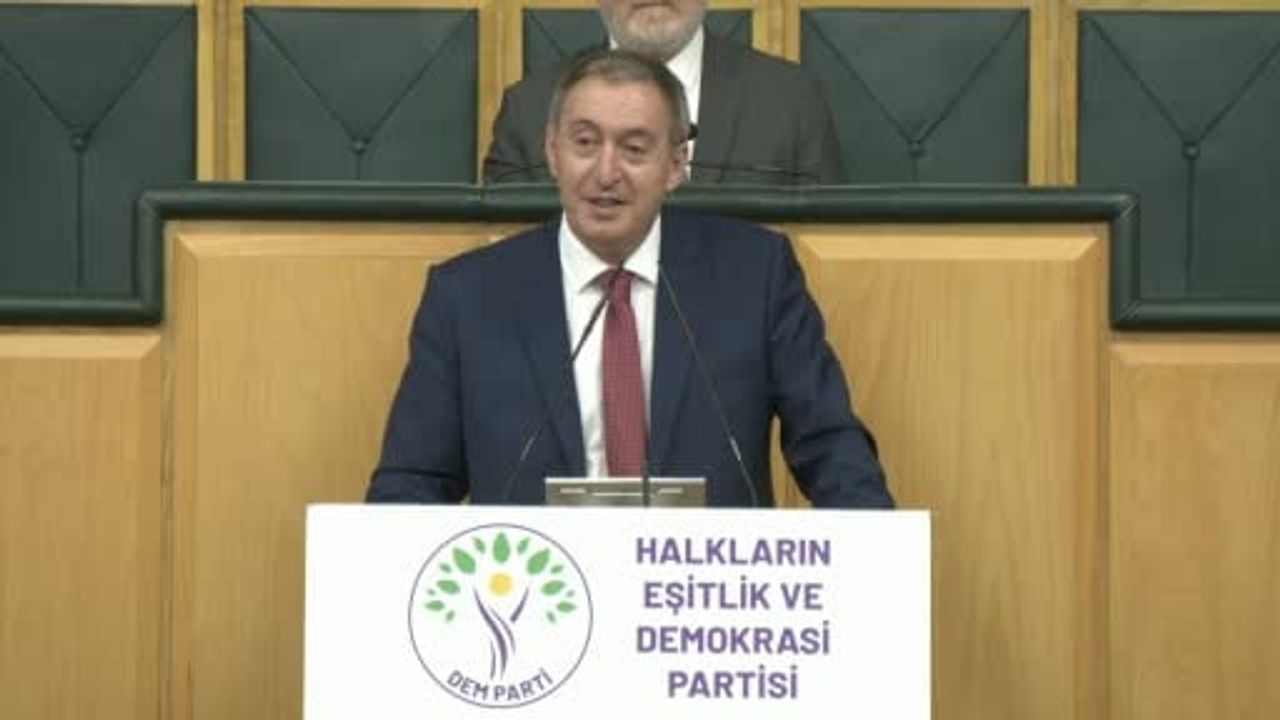 DEM Parti genel başkanı Tuncer Bakırhan: çerçeve yasa barış için şart