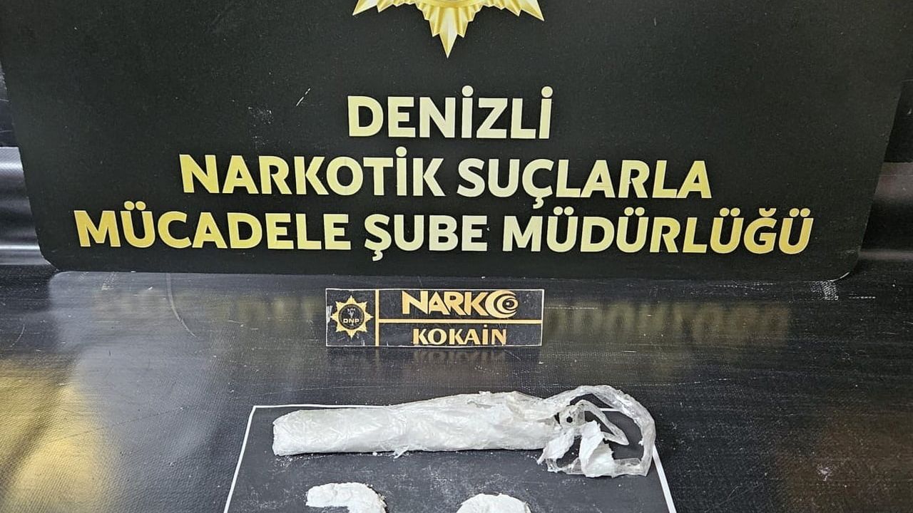 Denizli’de 101 gram kokain ele geçirildi; 4 şüpheliden 2’si tutuklandı