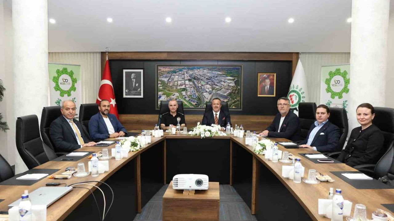 Denizli İl Emniyet Müdürü Yavuz Sağdıç’tan Denizli OSB Yönetimine Tebrik Ziyareti