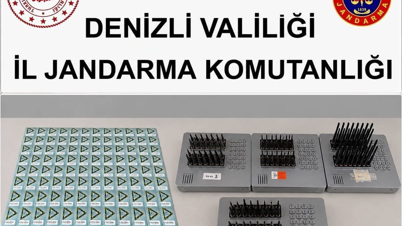 Denizli merkezli 'patates hat' operasyonunda 186 hat ele geçirildi