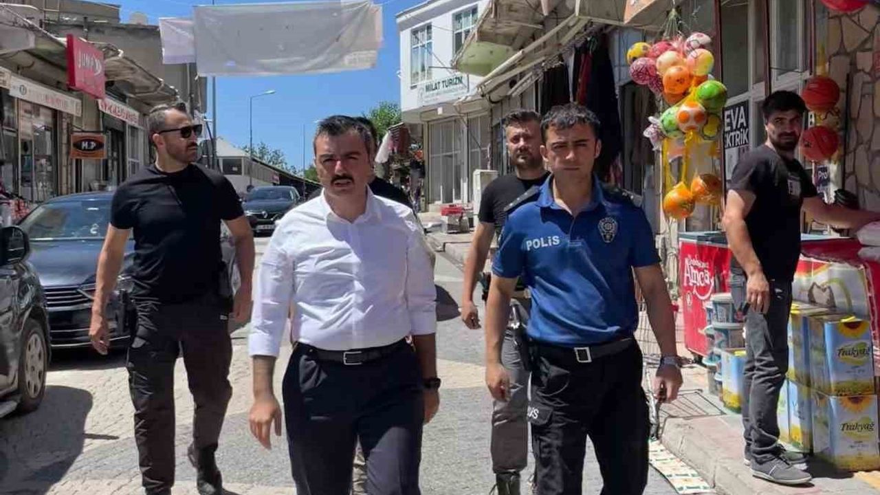 Dicle kaymakamı Atış esnaf ve vatandaşlarla bir araya geldi