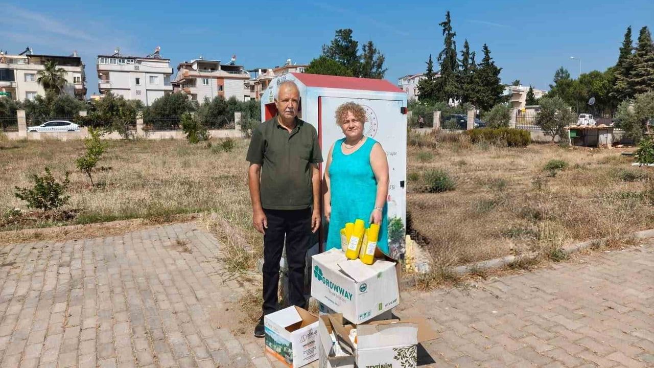 Didim İlçe Tarım Müdürlüğü'nden zirai atık ambalajı uyarısı: Her 10 kutuya 1 litre sıvı gübre