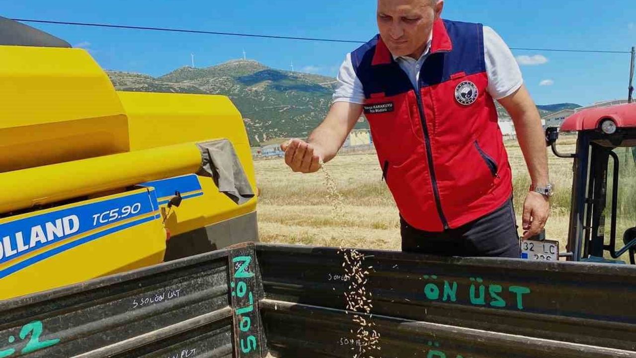 Dinar'da hububat hasadı öncesi biçerdöverlere sıkı denetim