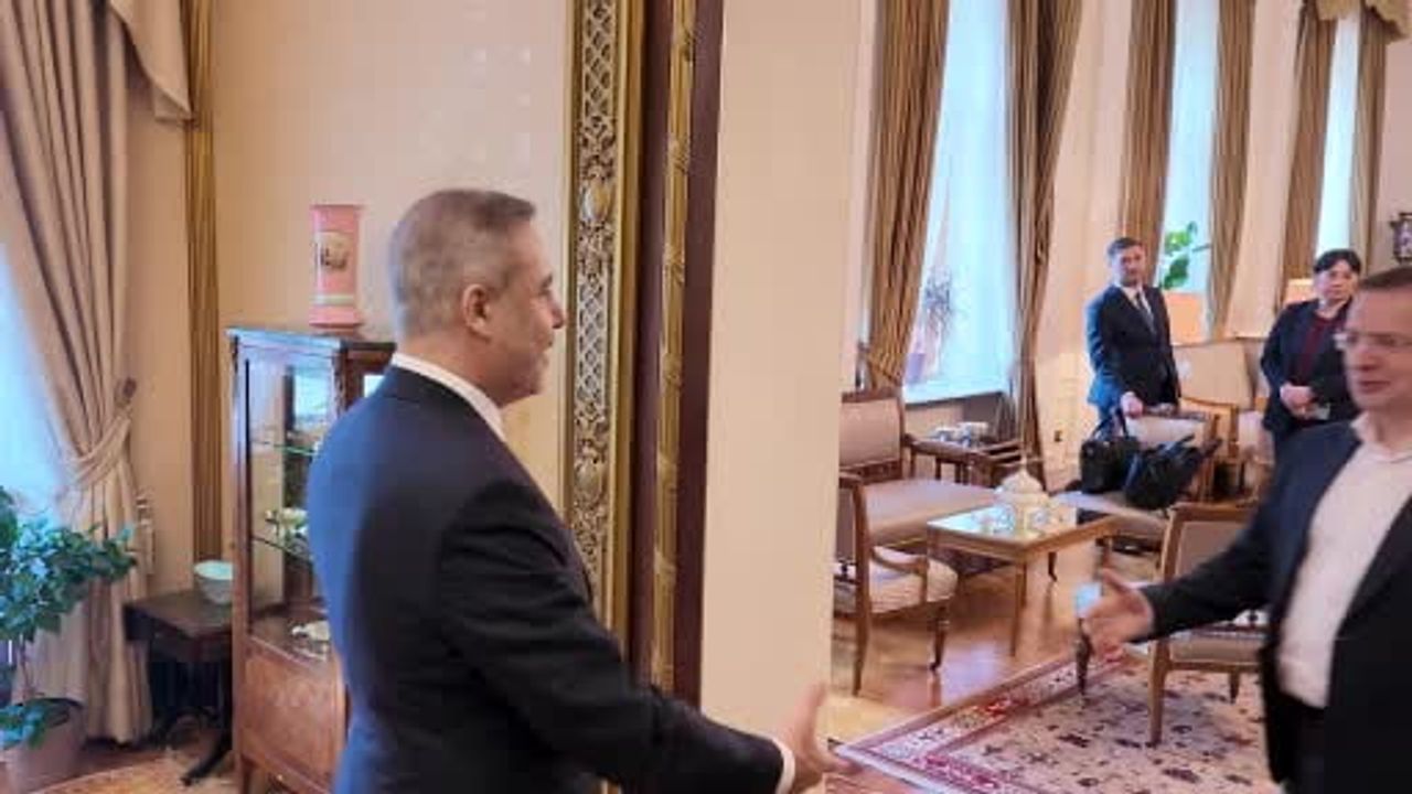 Dışişleri bakanı Fidan, Putin’in danışmanı Medinskiy ile görüştü