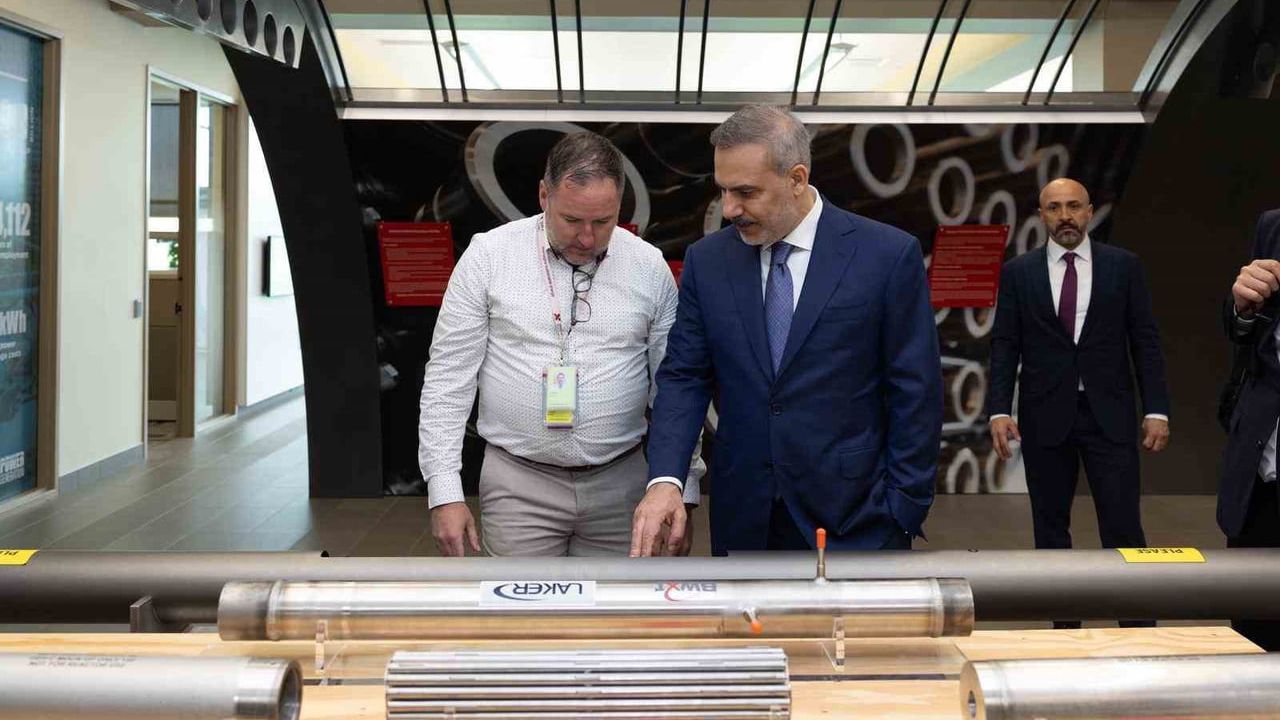 Dışişleri bakanı Hakan Fidan’dan Kanada’da Darlington Nükleer Tesisi ziyareti