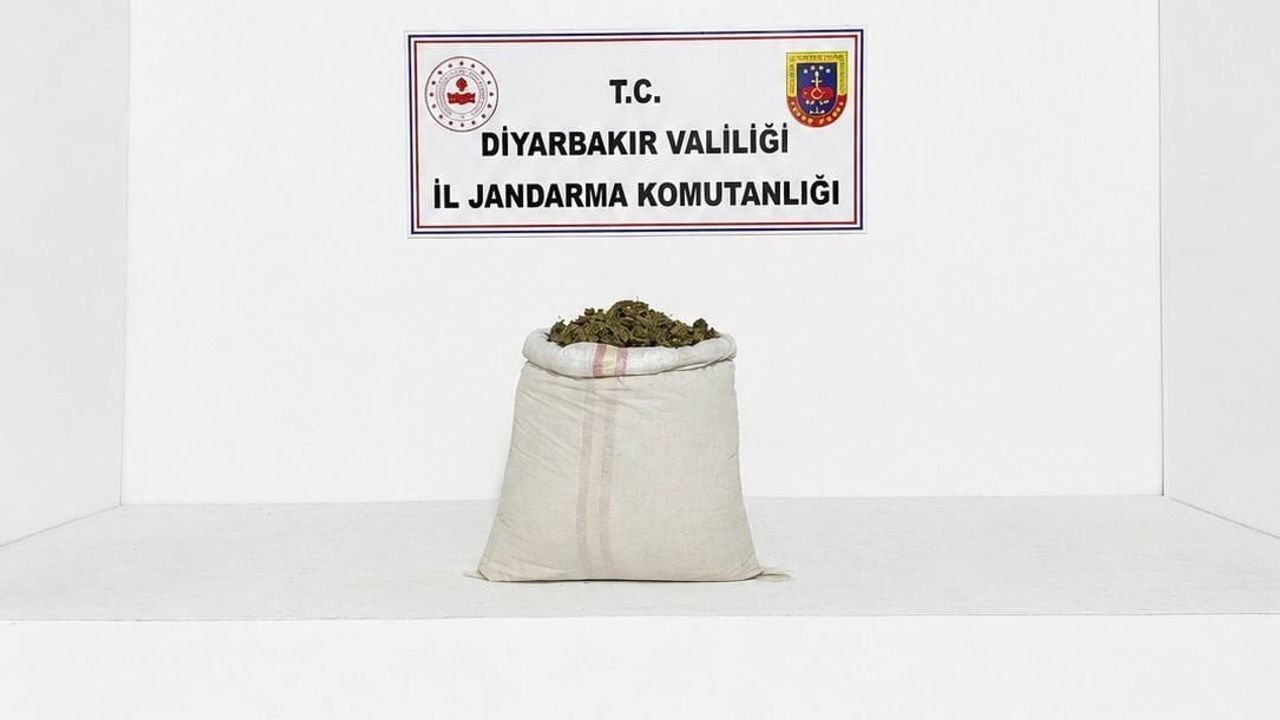 Diyarbakır'da 19 kilo 800 gram esrar ele geçirildi