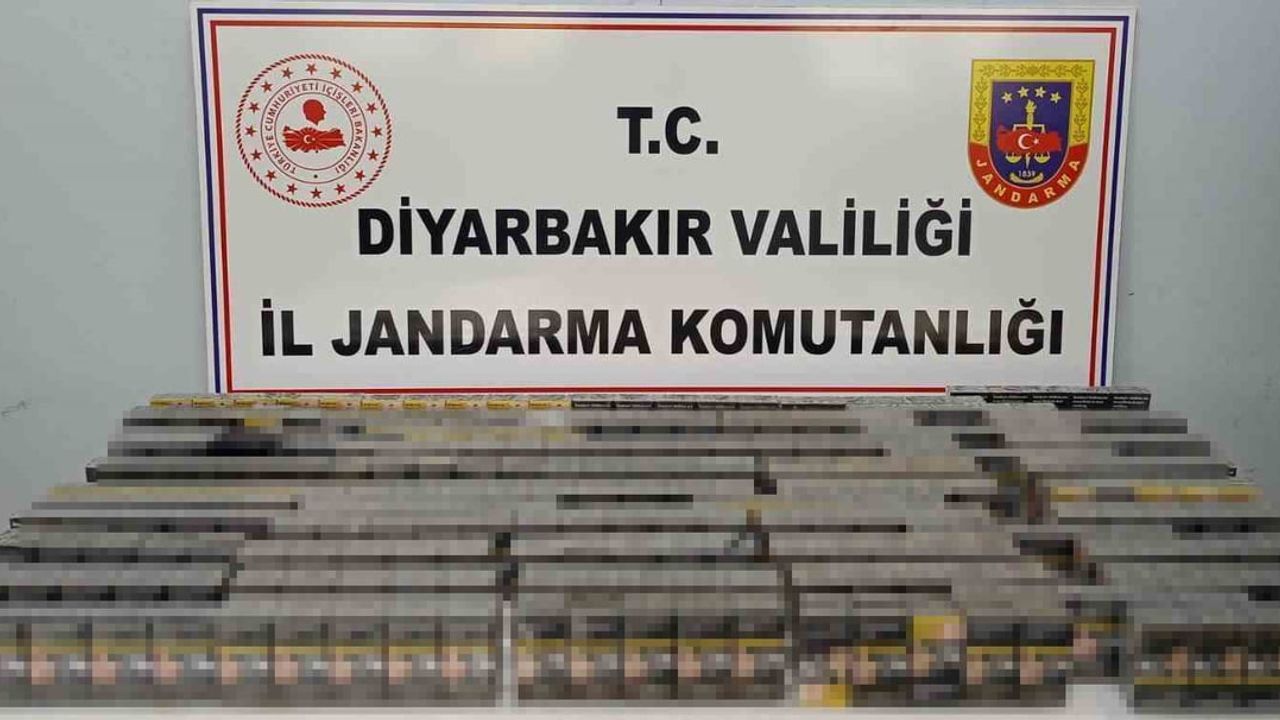 Diyarbakır’da 7 bin 494 paket kaçak sigara ele geçirildi, 52 şüpheli hakkında işlem yapıldı