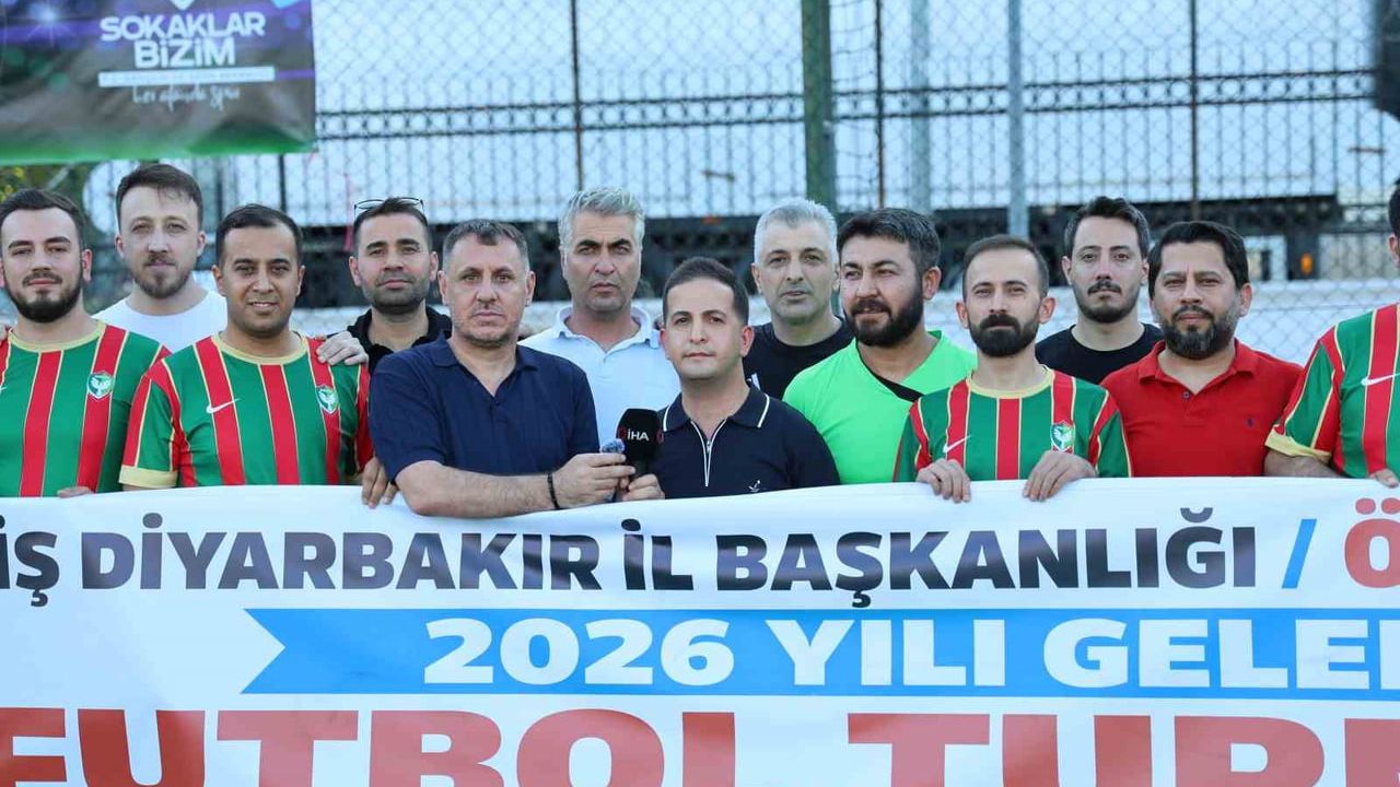 Diyarbakır’da sendika üyelerinin geleneksel futbol turnuvası başladı