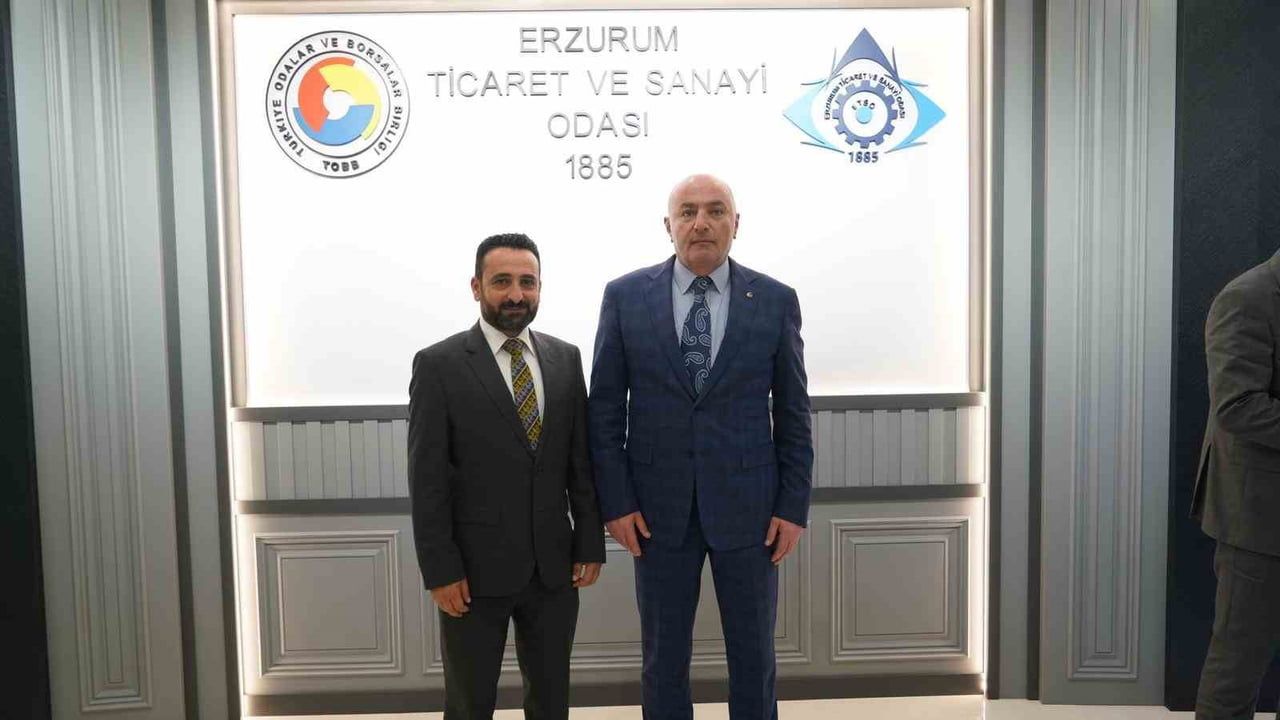 Duhok Ticaret ve Sanayi Odası ve IKBY Heyeti ETSO'yu Ziyaret Etti