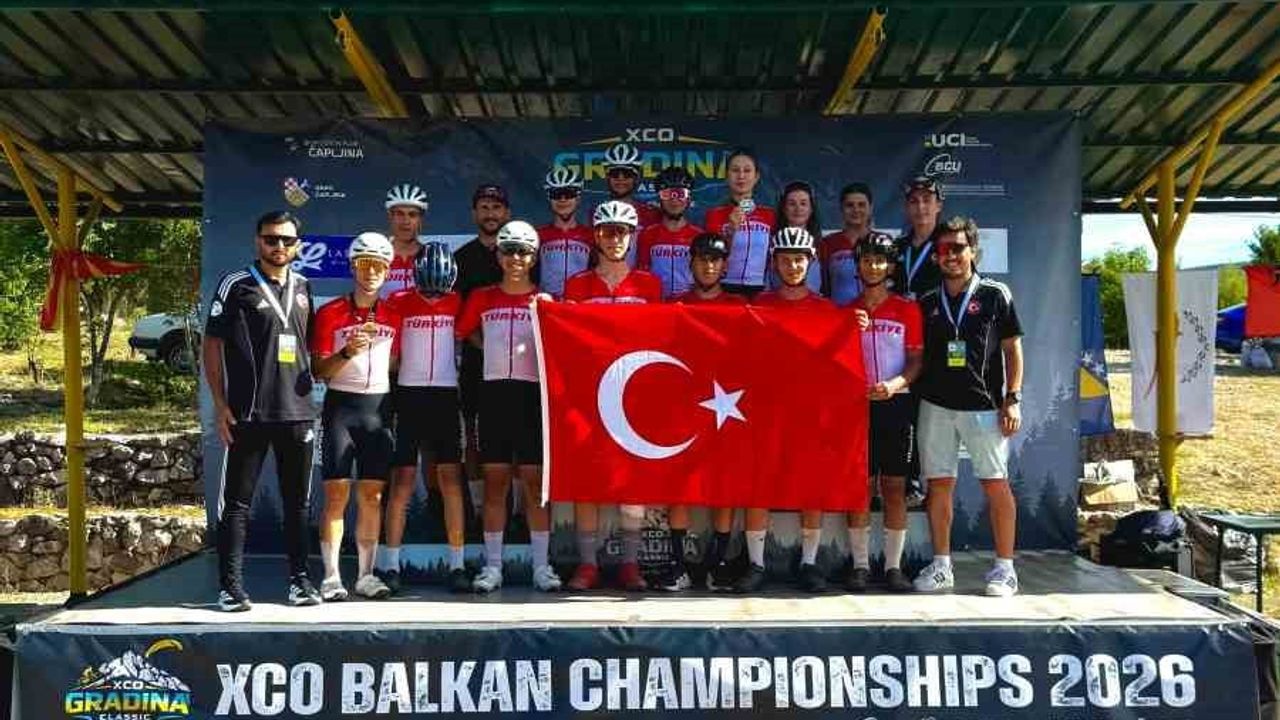 Düştükten sonra yarışa dönerek Balkan ikinciliği elde etti