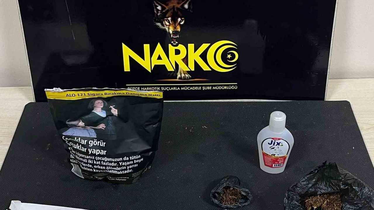 Düzce'de Narkotik Operasyonu: Uyuşturucu Ticareti Suçlamasıyla 1 Kişi Tutuklandı