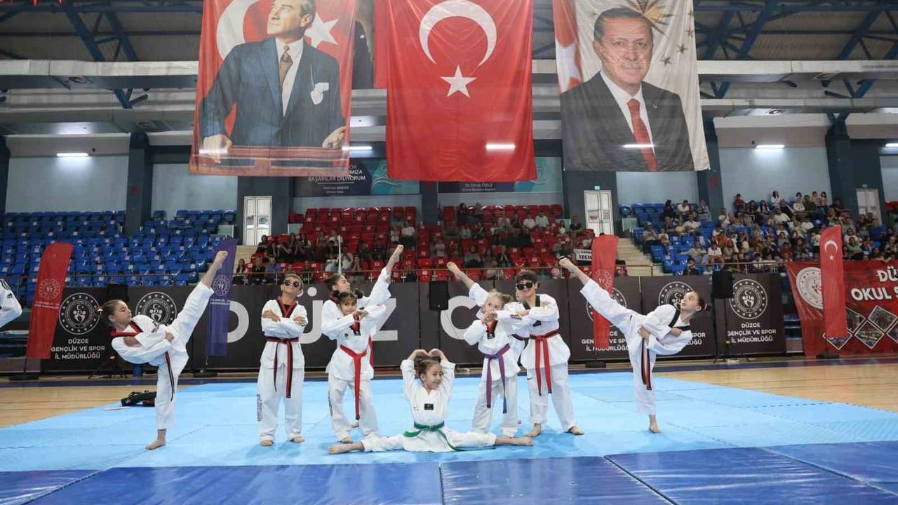 Düzce'de yaz spor okulları başladı