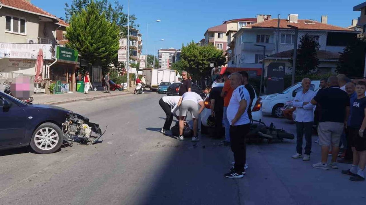 Edirne’de zincirleme trafik kazasında bir kişi yaralandı