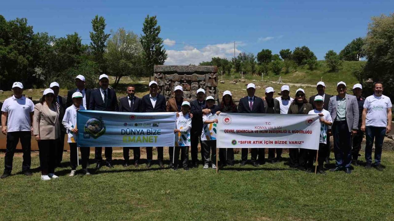 Eflatunpınar’da 'Dünya Bize Emanet' etkinliği çevre bilincini ön plana çıkardı