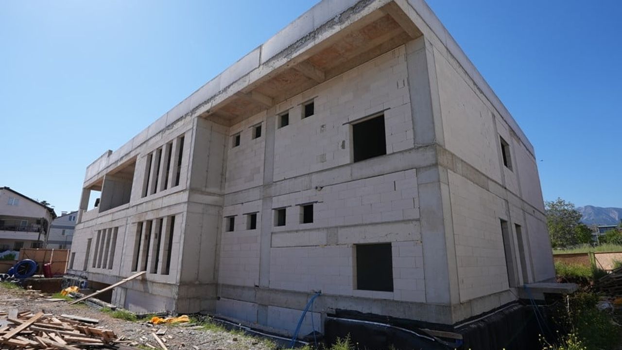 Egekent Karaman Güneşli Günler Çocuk Gelişim Merkezi'nde kaba inşaat tamamlandı, ince işler başladı