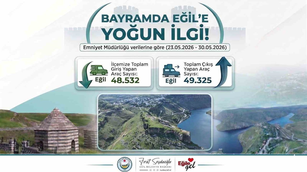 Eğil, Kurban Bayramı'nda binlerce ziyaretçi ağırladı