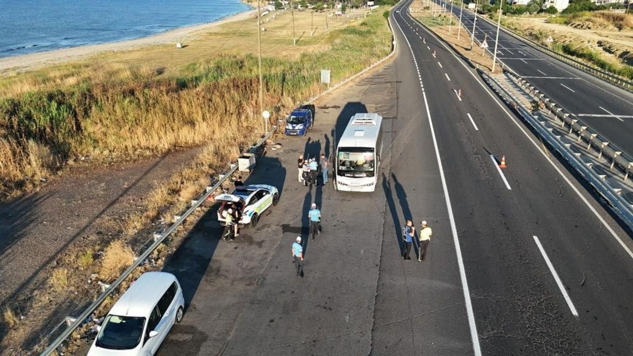 Emniyet ve zabıta sahada: Tekirdağ Büyükşehir Belediyesi ticari araç denetimlerini sürdürüyor