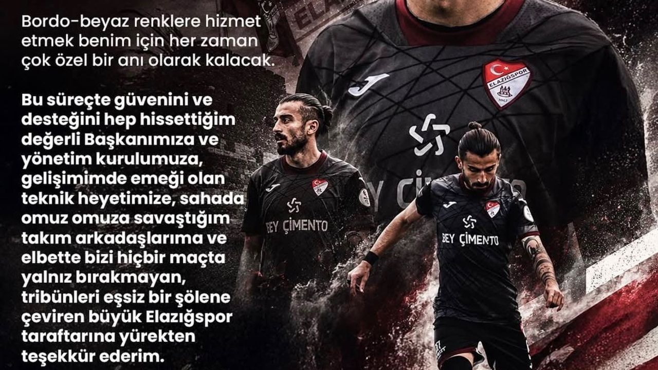 Ercan Coşkun, Elazığspor’a veda etti
