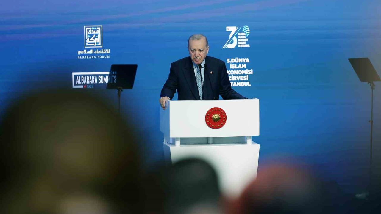 Erdoğan: 'Bereket kapitalist ekonomi teorileriyle açıklanamaz' — 3. İstanbul Dünya İslam Ekonomisi Zirvesi'nde katılım finans vurgusu