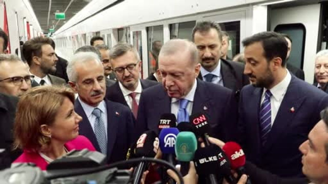 Erdoğan: yeni metro 31 temmuz'a kadar ücretsiz