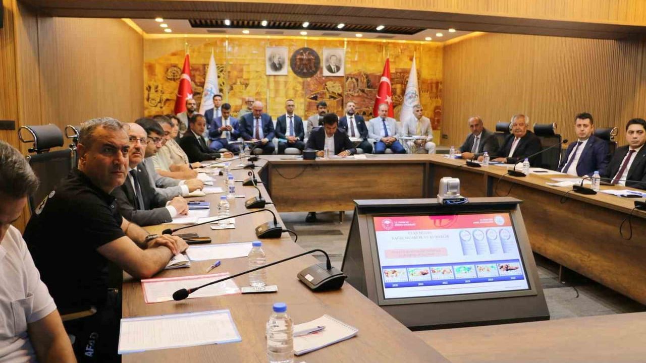 Erzincan'da İl Su Kurulu toplantısı yapıldı