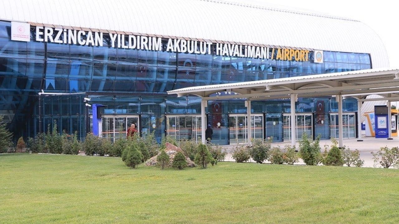 Erzincan Havalimanı Mayıs'ta 35 bin 563 iç hat yolcusu ağırladı
