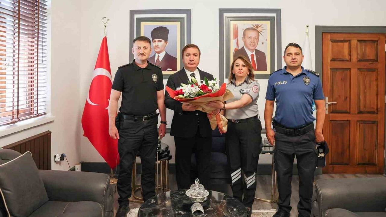 Erzincan valisi Hamza Aydoğdu özel güvenlik görevlilerini kabul etti