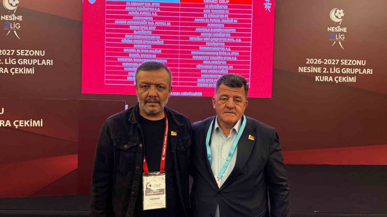 Erzincanspor'un 2026-2027 Nesine 2. Lig Kura Sonuçları: Rakipleri Belirlendi
