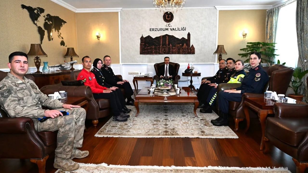 Erzurum'da Jandarma'nın 187’nci Kuruluş Yıldönümü: Vali Aydın Baruş'tan Kabul