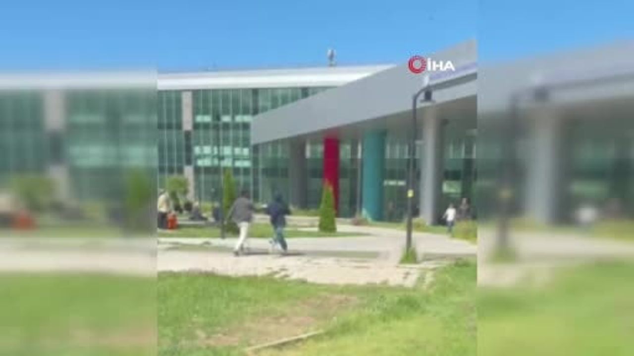 Erzurum'da YKS ikinci oturumu: kapıların kapanmasına saniyeler kala koşu kamerada