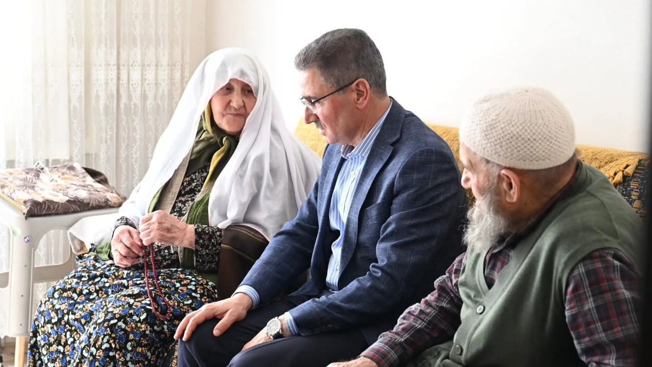 Erzurum Valisi Aydın Baruş, gaziler ve şehit ailesini ziyaret etti