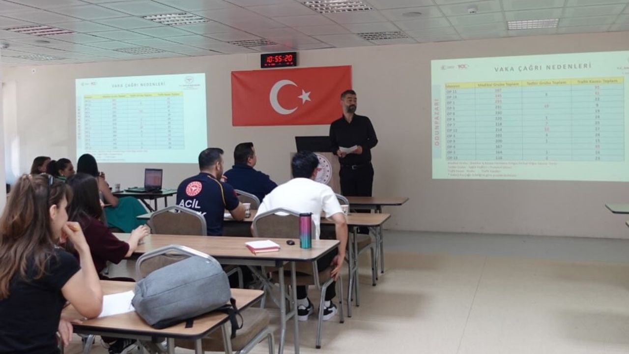 Eskişehir'de başarılı acil sağlık ekiplerine teşekkür belgesi verildi