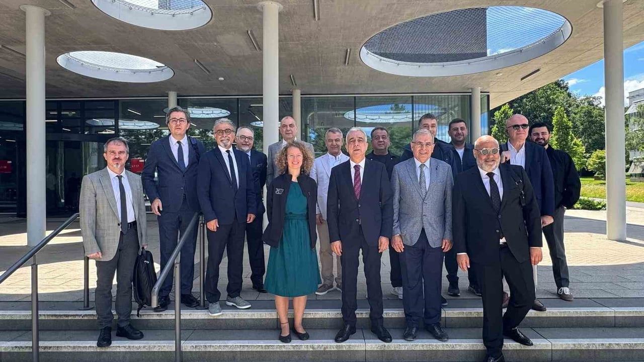 ESO heyeti Darmstadt'ta dijital ve yeşil dönüşüm uygulamalarını inceledi