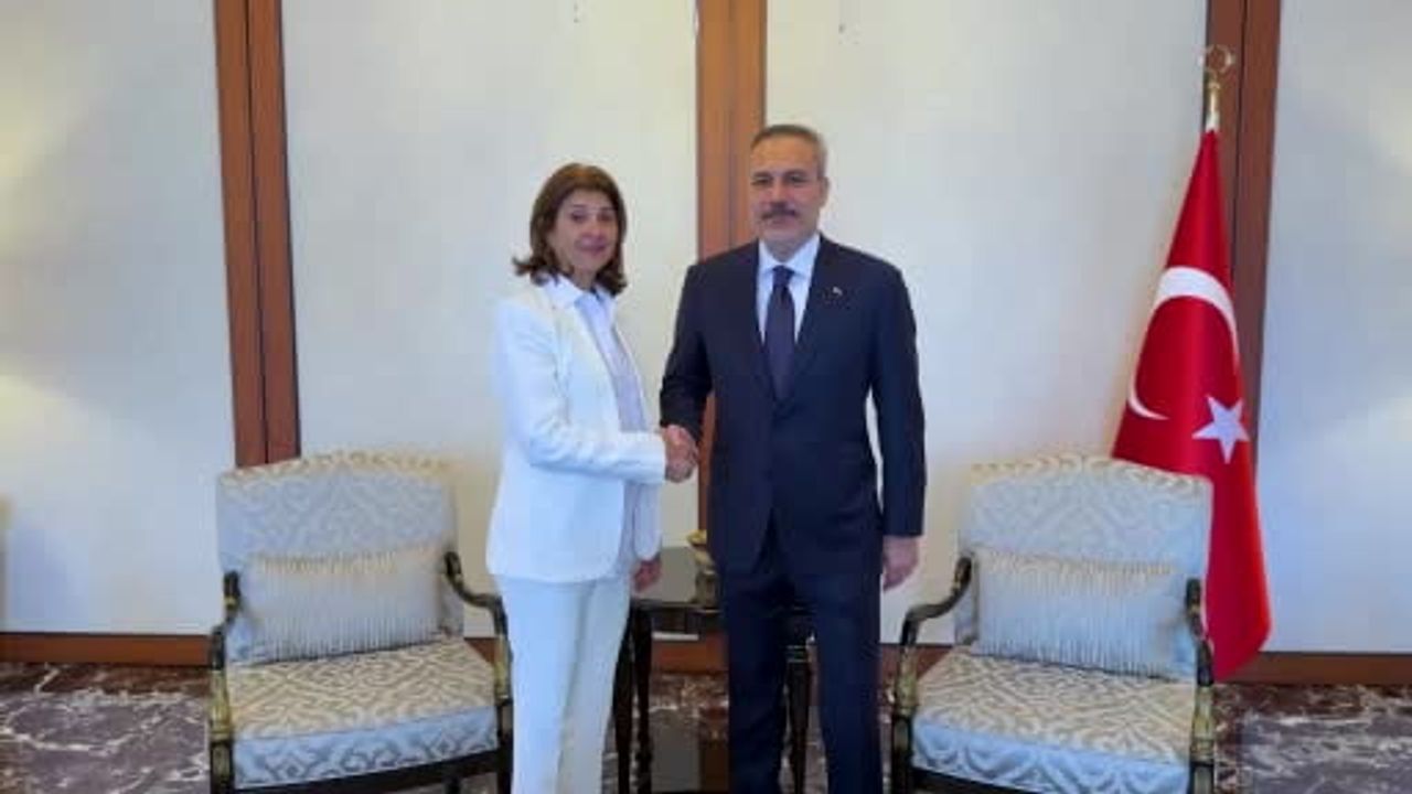 Fidan, BM genel sekreteri Maria Angela Holguin'i kabul etti