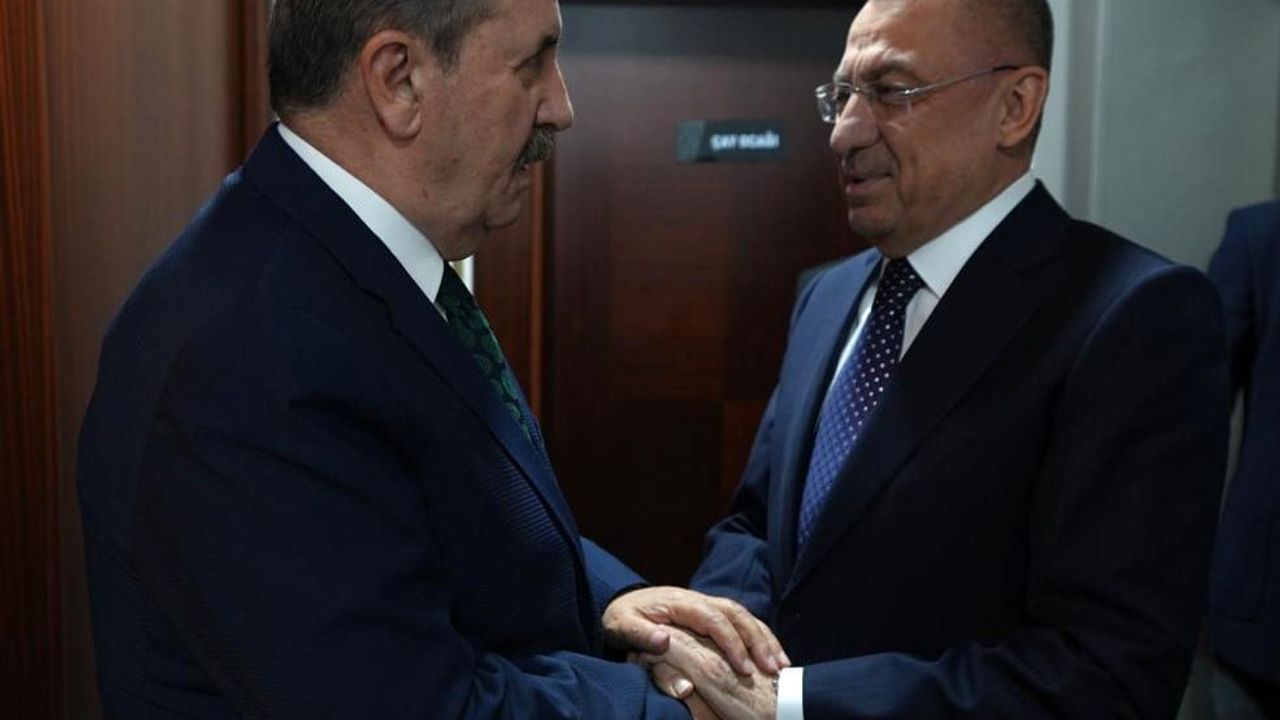 Fuat Oktay’dan Destici’ye taziye ve tebrik ziyareti