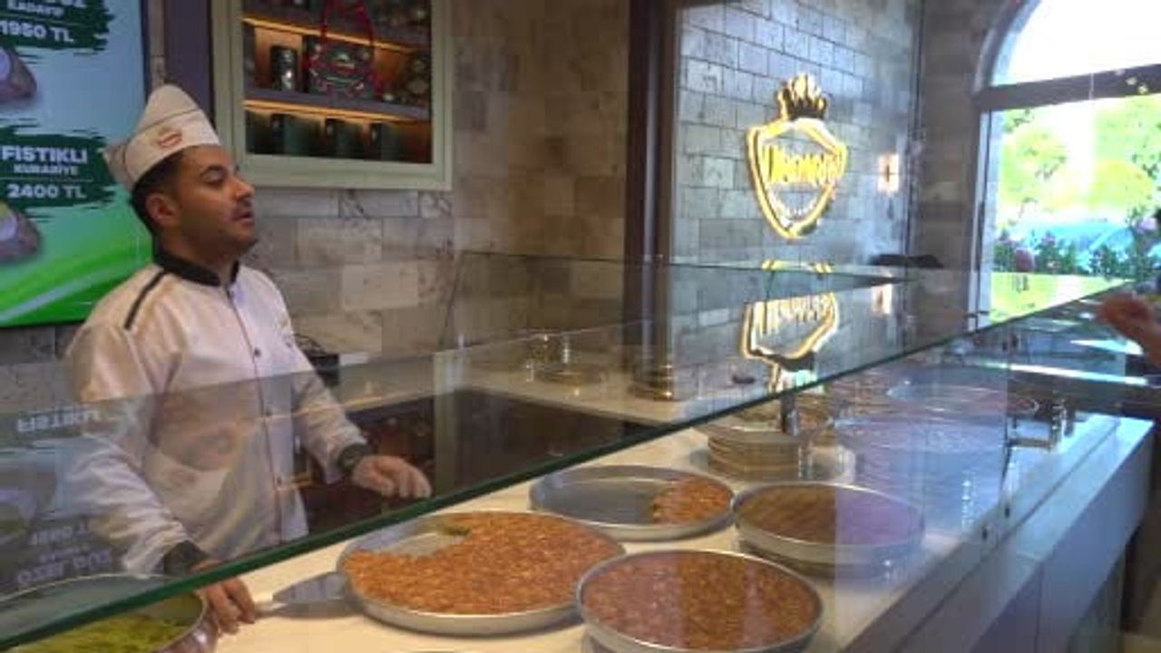 Gaziantep baklavası hava kargoyla aynı gün İstanbul'da
