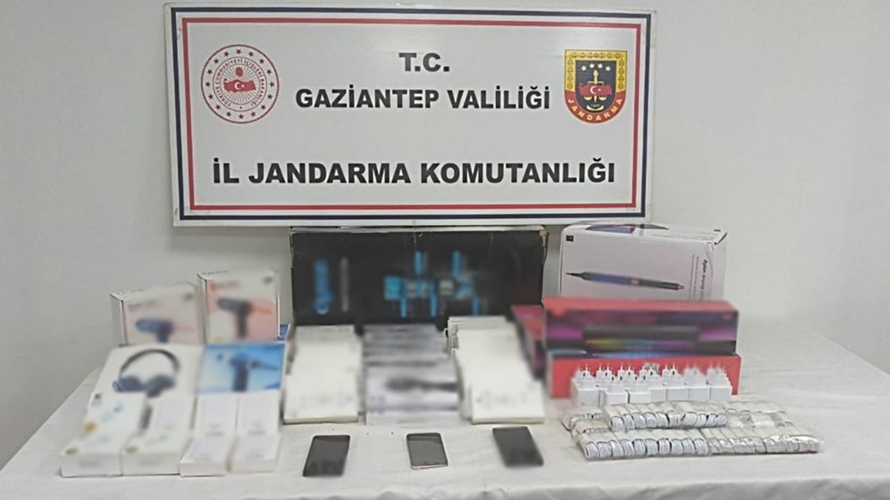 Gaziantep'te 1 milyon 450 bin TL değerinde kaçak malzeme ele geçirildi