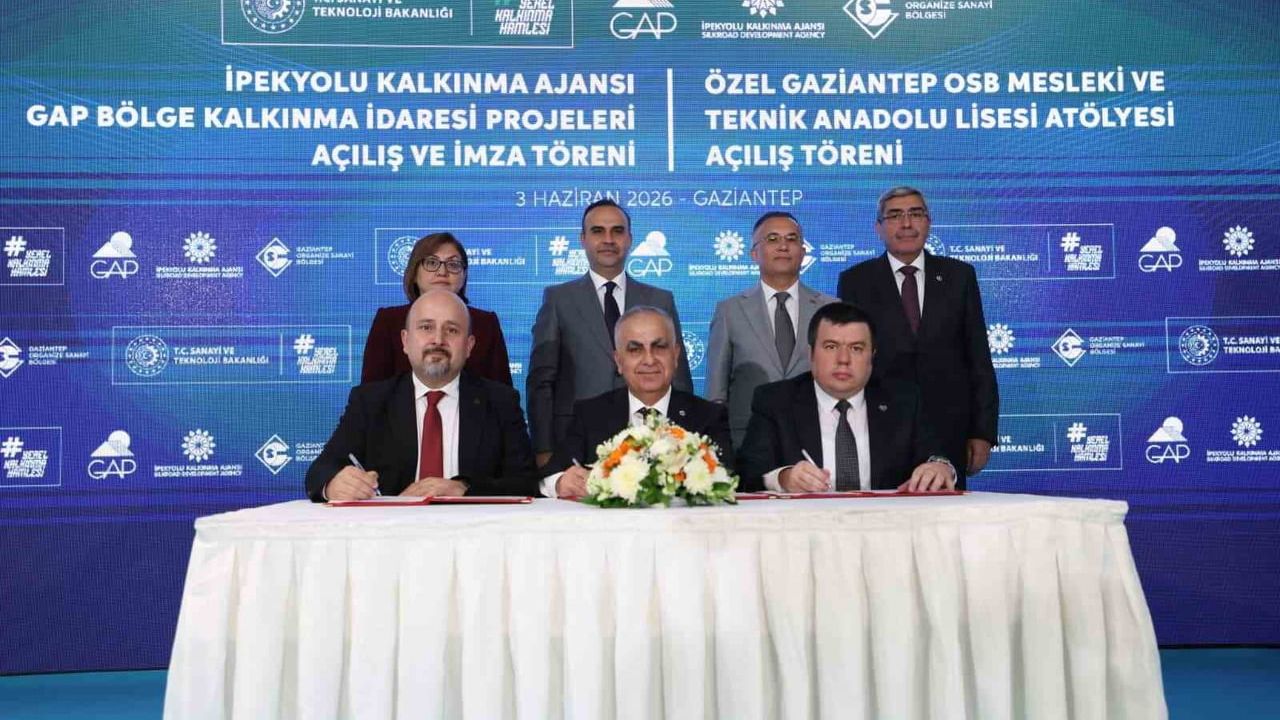 Gaziantep’te İKA destekli 17 proje açıldı, yeni kalkınma anlaşmaları imzalandı