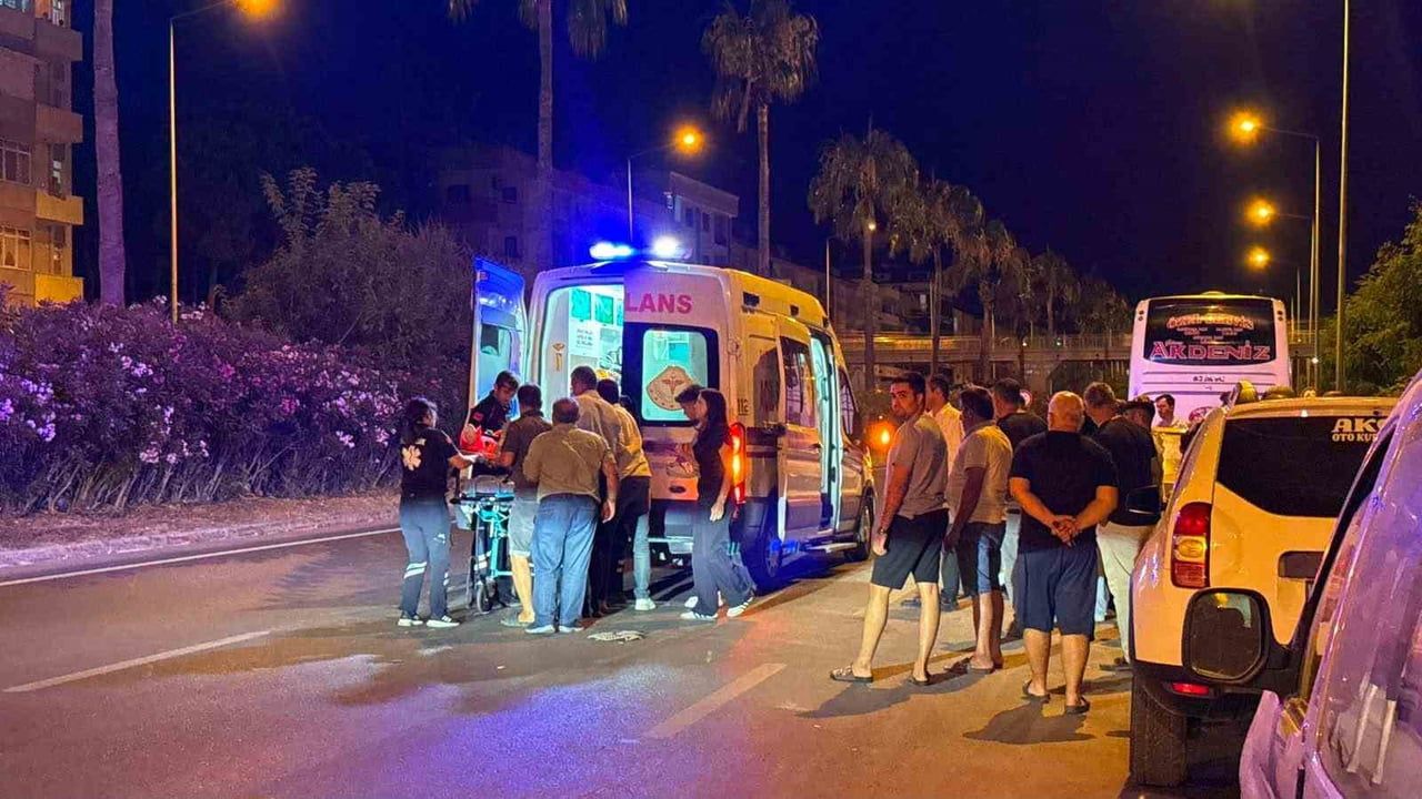 Gazipaşa'da araç çarpması sonucu yaya yaralandı