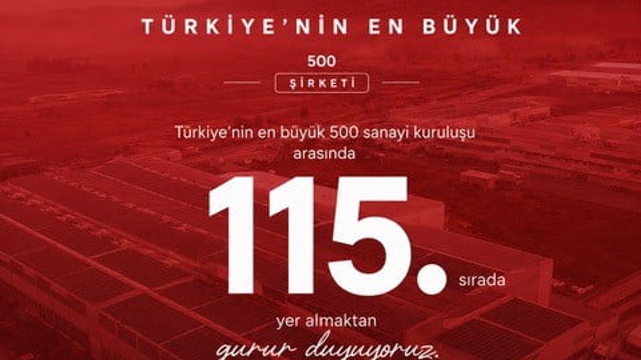 Gedik Piliç devler liginde 115. sırada yer aldı