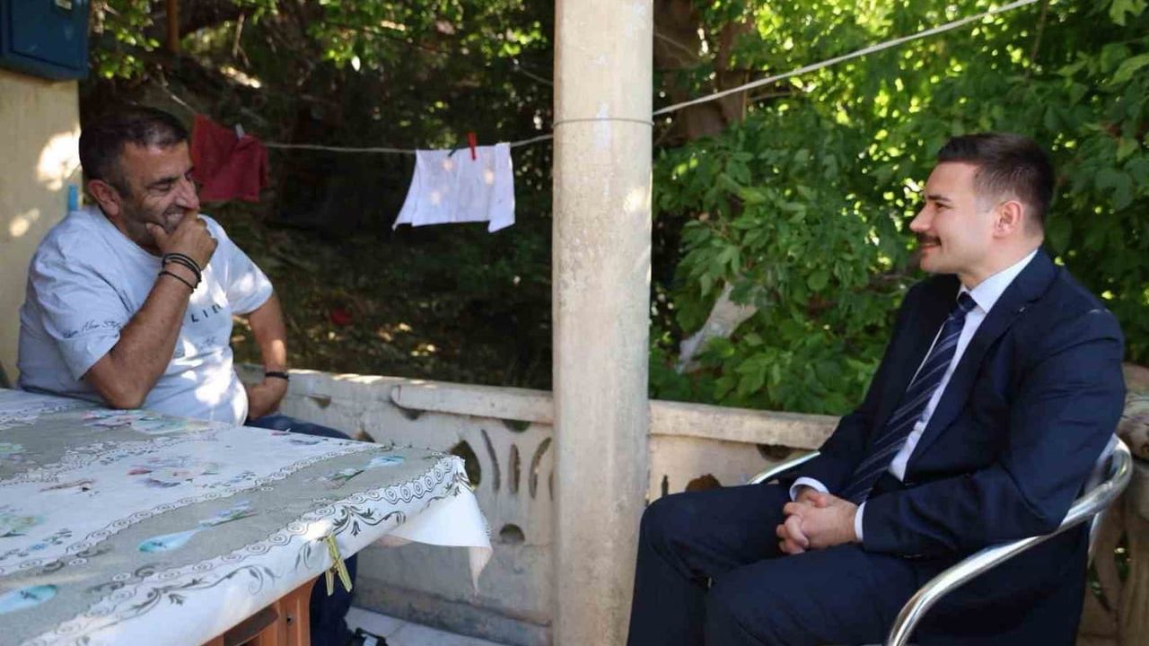 Gökçeada'da kaymakamdan gönül ziyaretleri: ihtiyaçlar yerinde dinlendi