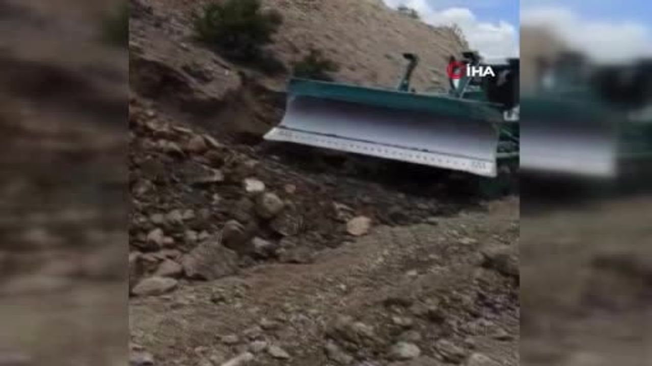 Gökdere-Beyhan sahil yolu yapımına başlandı